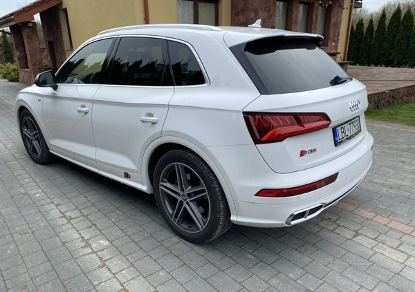 Audi SQ5 cena 152000 przebieg: 124340, rok produkcji 2018 z Raszków małe 326